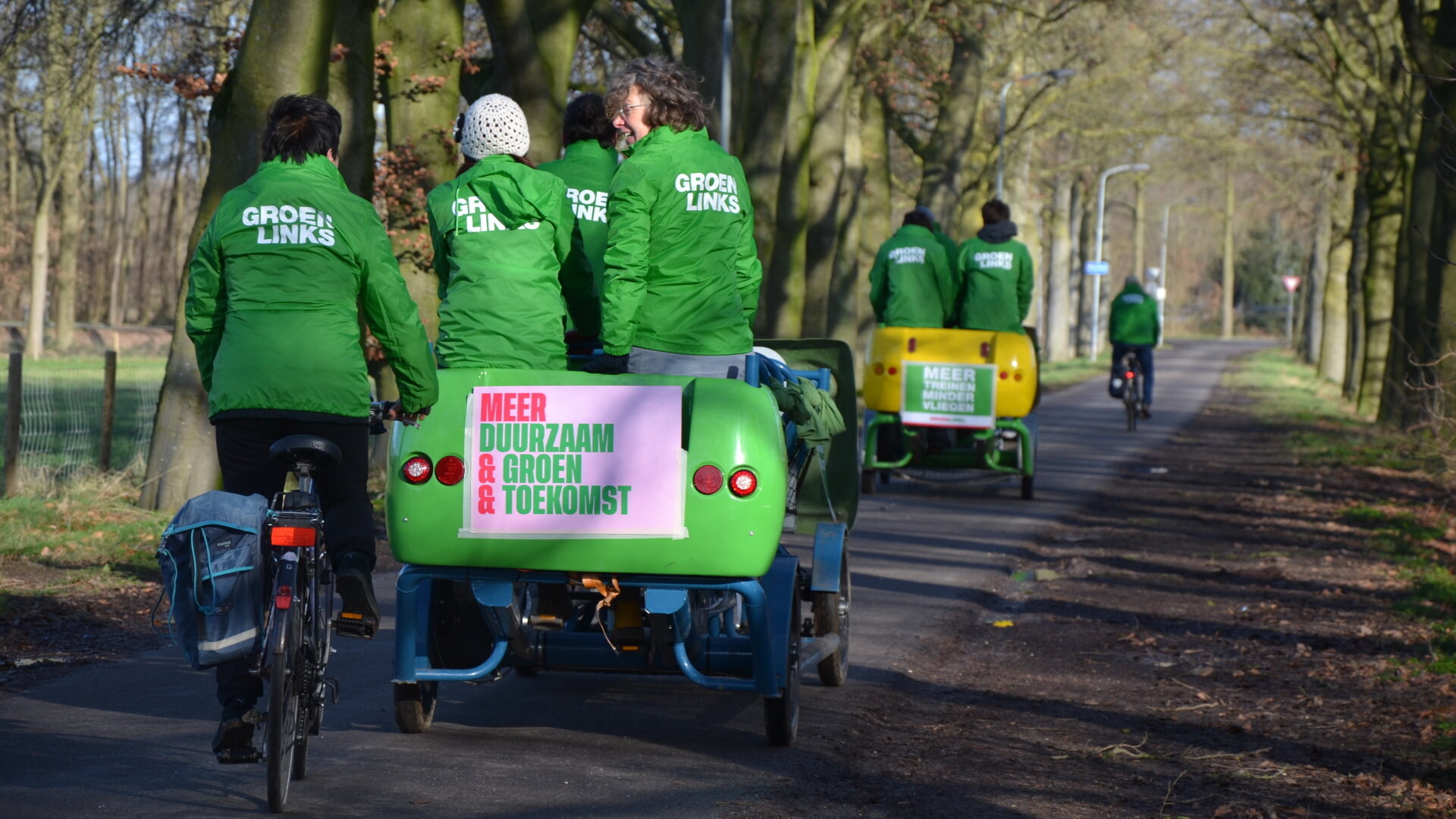 GroenLinks Wijchen, op de fiets.