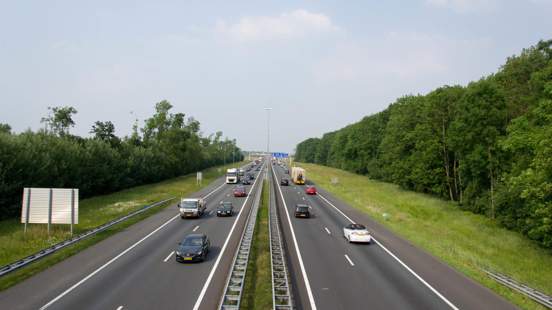 De A50 bij Ewijk.